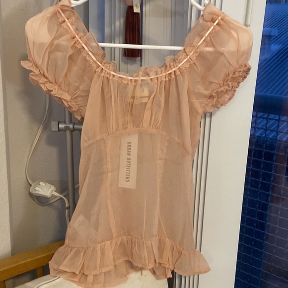 Urban outfitters sheer peach top. - Picture 8 of 8